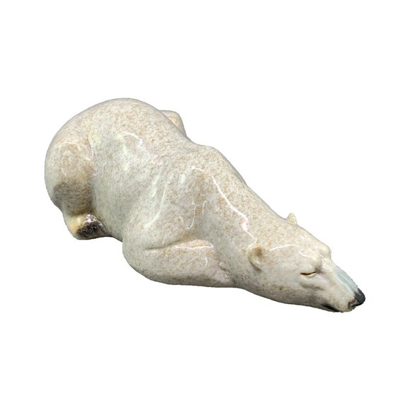 Logan - Polar Bear Ceramic Figurine: Home Decor - Picture 3 of 3